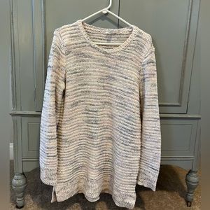 LOFT white sweater - size large.